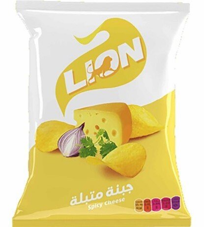 شيبس ليون جبنة متبلة 50 حبة بيع نص شيكل