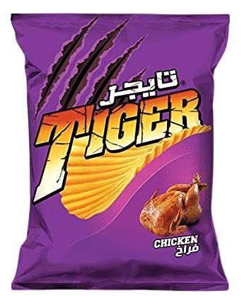 شيبس تايجر فراخ 50 حبة بيع نص شيكل